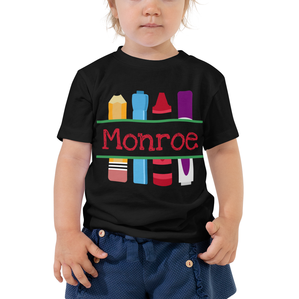 Personalized Toddler Tee in 100% Cotton