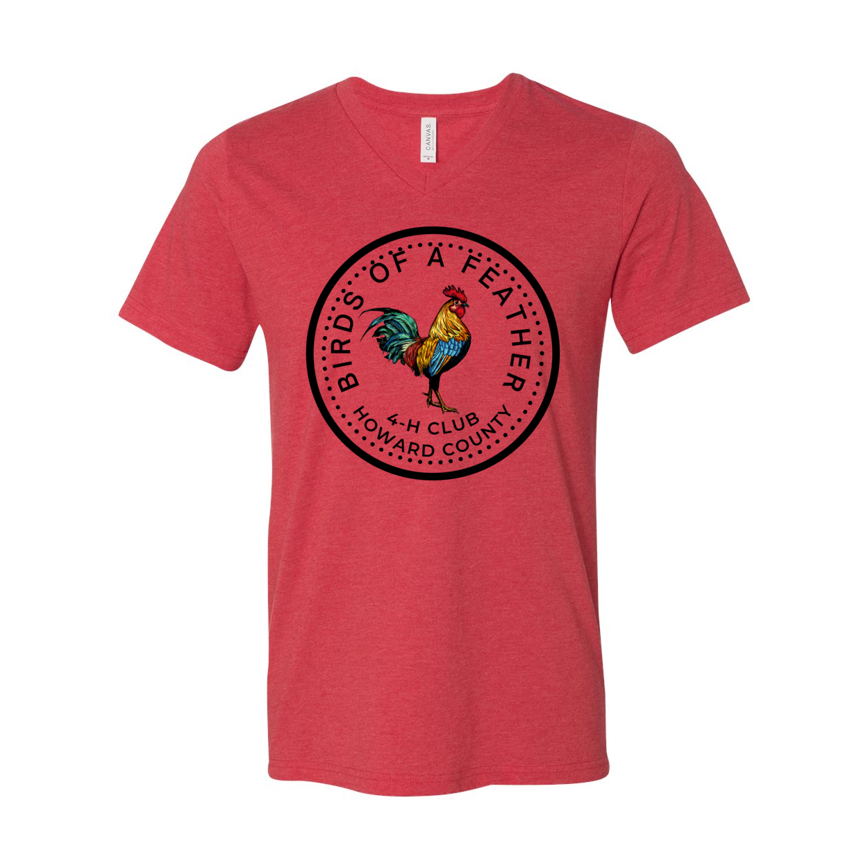 4-H 1 side new vneck