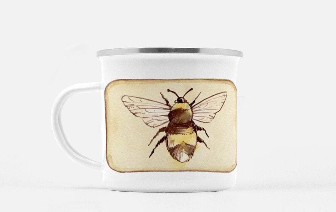 Bee Mug with Quote or Custom Name