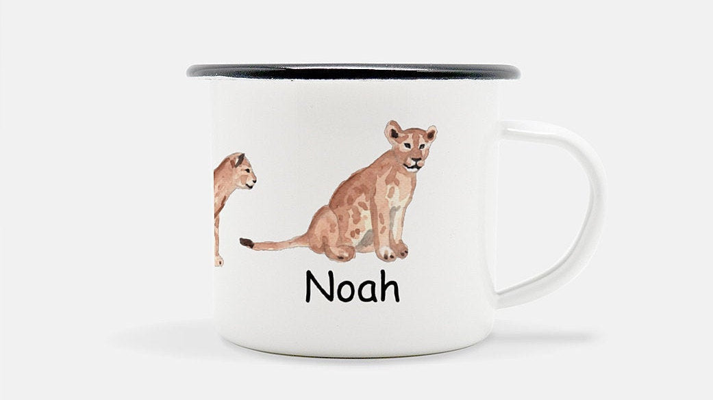 Personalized Lion Mug