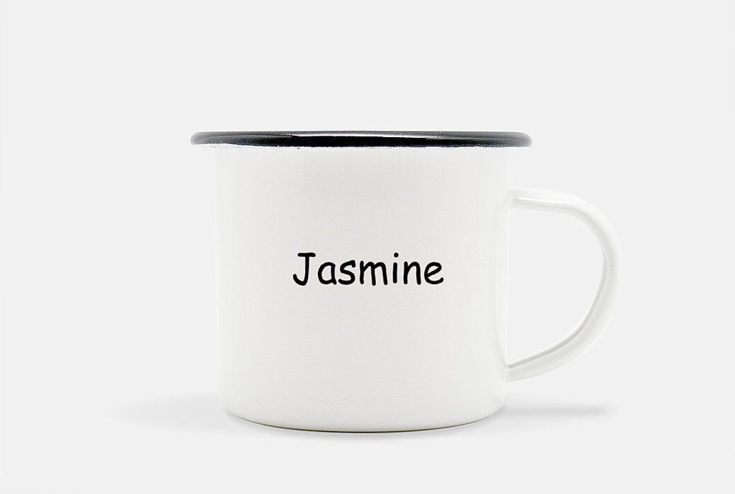 Personalized Year of the Rabbit Chinese Zodiac Enameled Mug