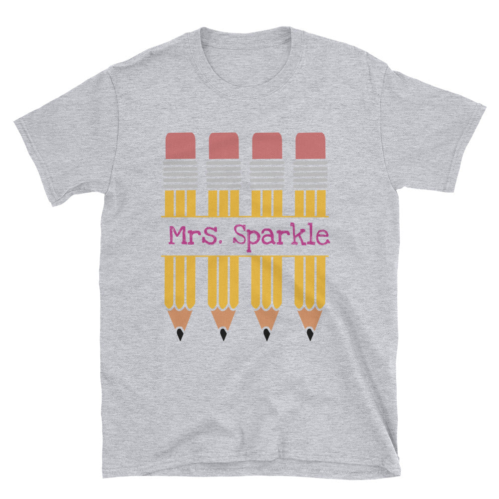 Personalized Pencil Unisex T-Shirt