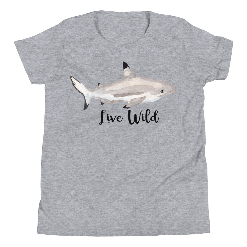 Live Wild: Shark Youth T-Shirt