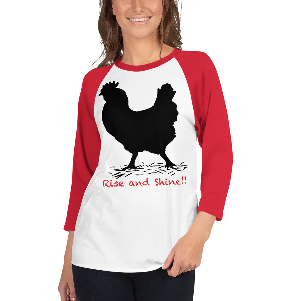 "Rise and Shine!" Baseball Shirt