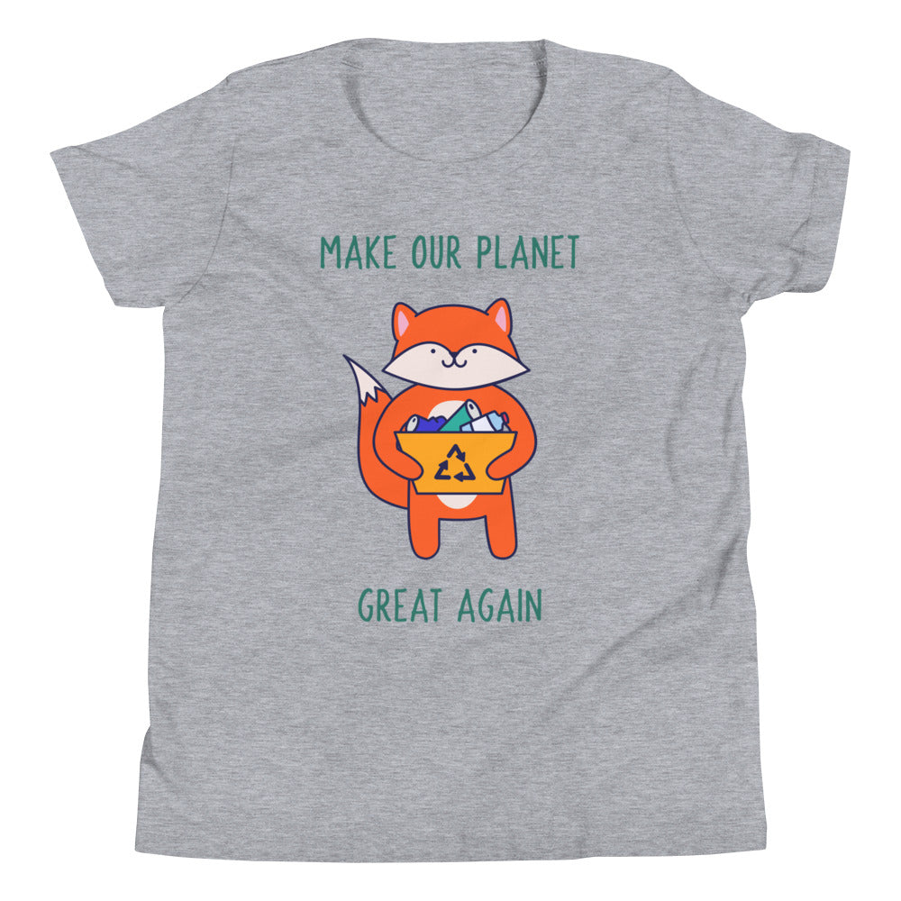 Recycling Fox Youth Short Sleeve T-Shirt