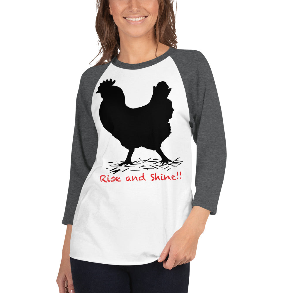 "Rise and Shine!" Baseball Shirt