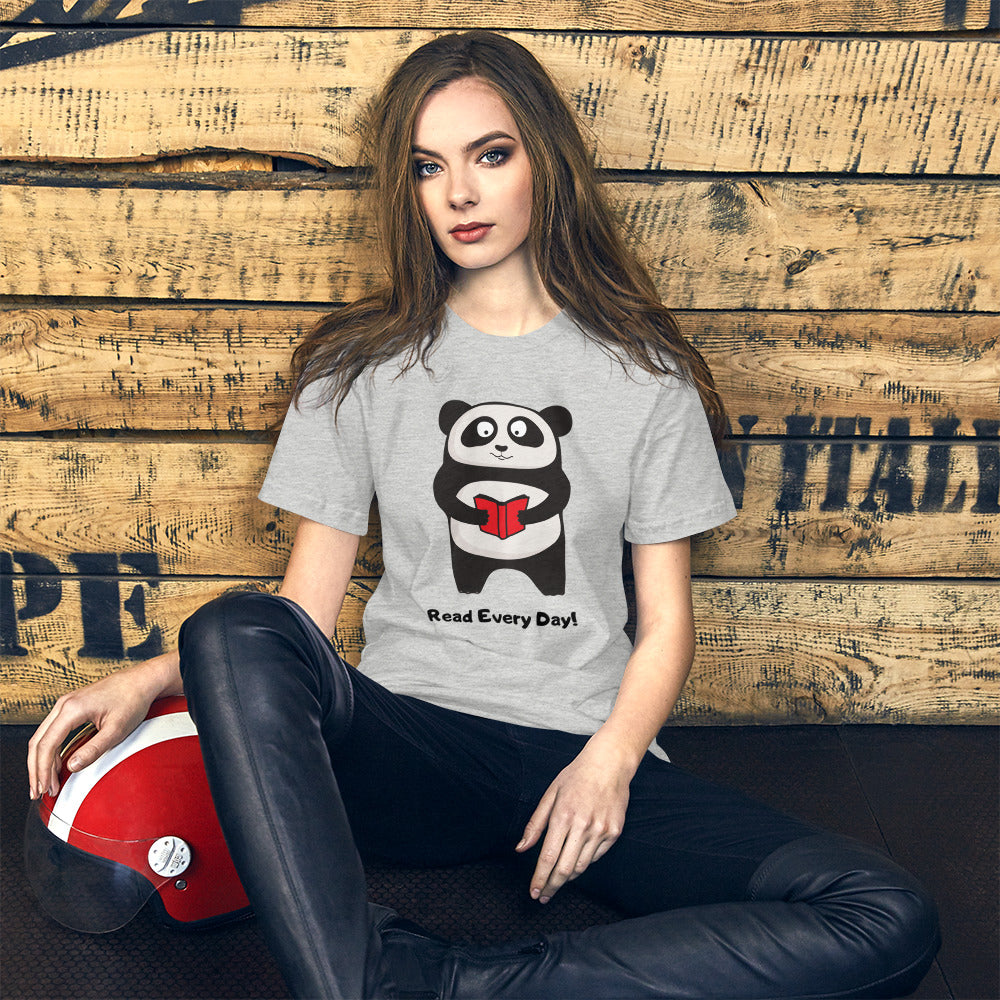 Read Every Day Panda T-Shirt