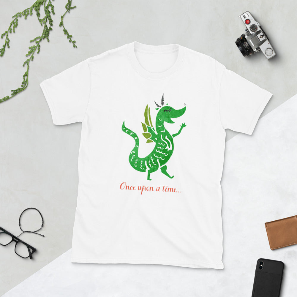 Green Dragon Storytime Unisex T-Shirt
