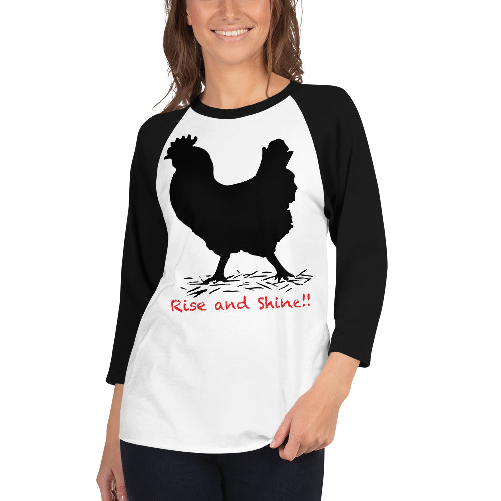 "Rise and Shine!" Baseball Shirt