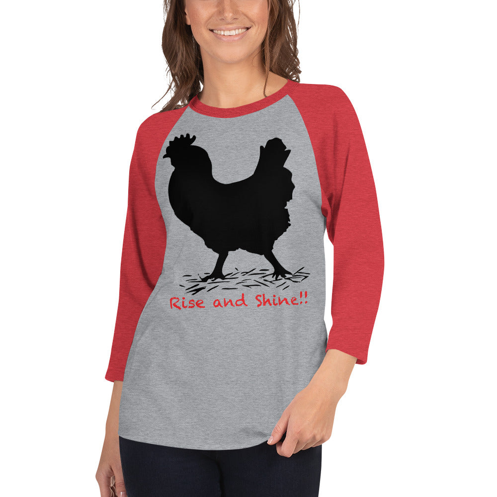 "Rise and Shine!" Baseball Shirt
