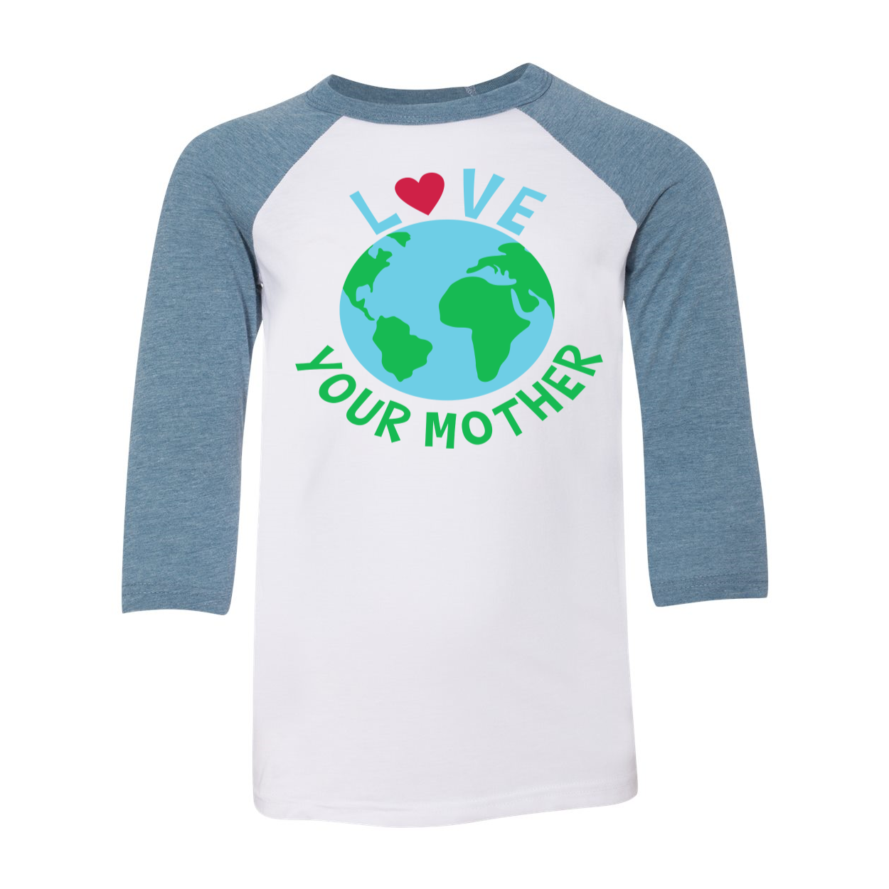 Love Your Mother Youth Baseball Tee