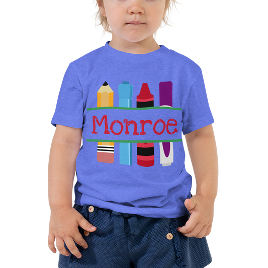 Personalized Toddler Tee in 100% Cotton