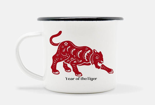 Personalized Year of the Tiger Chinese Zodiac Mug