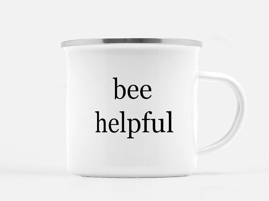 Bee Mug with Quote or Custom Name