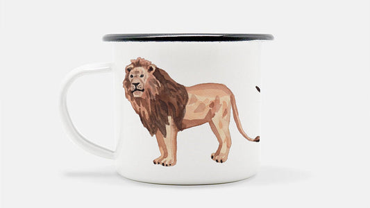 Personalized Lion Mug