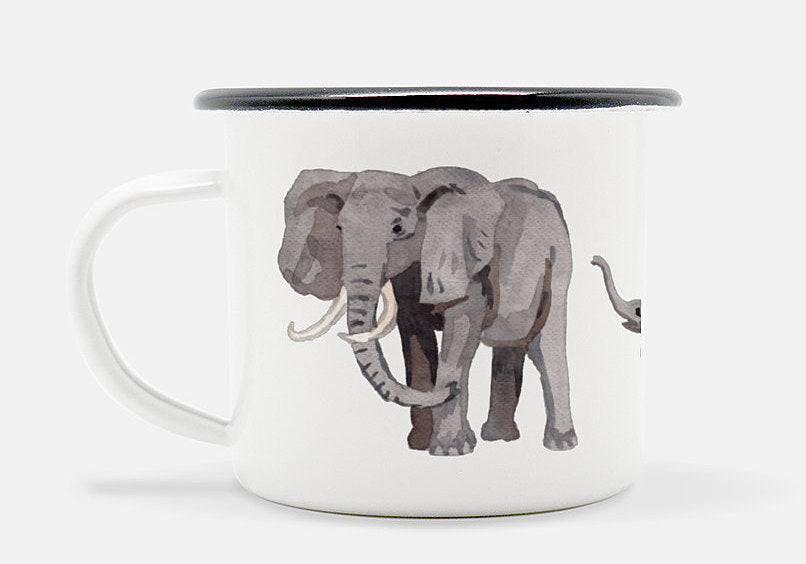 Personalized Elephant Mug with Quote or Name