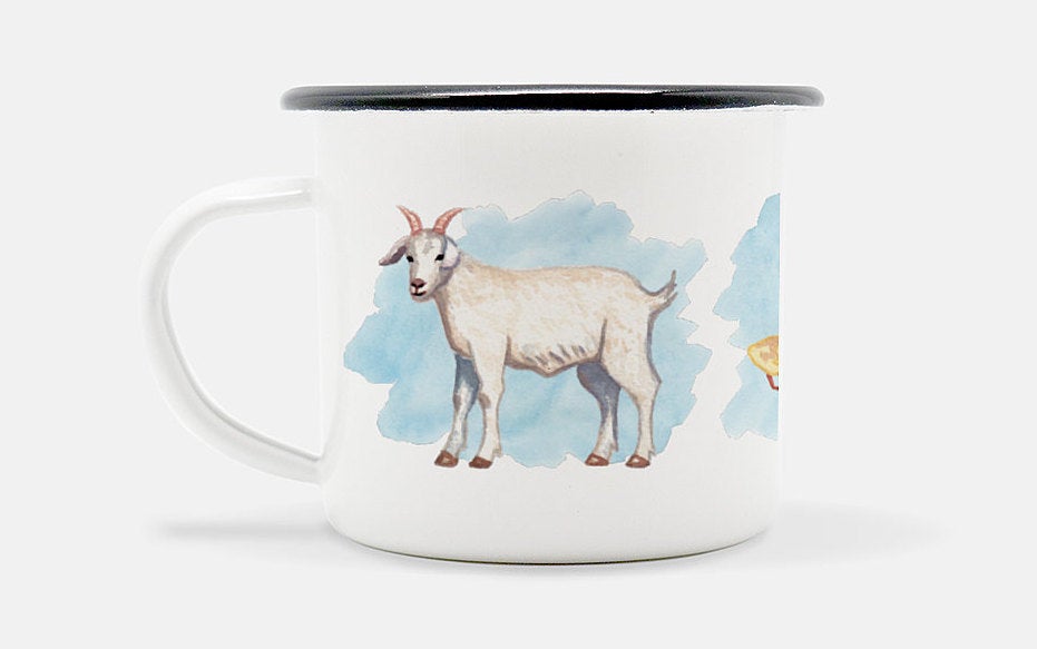 Goat & Ducks Personalized Mug