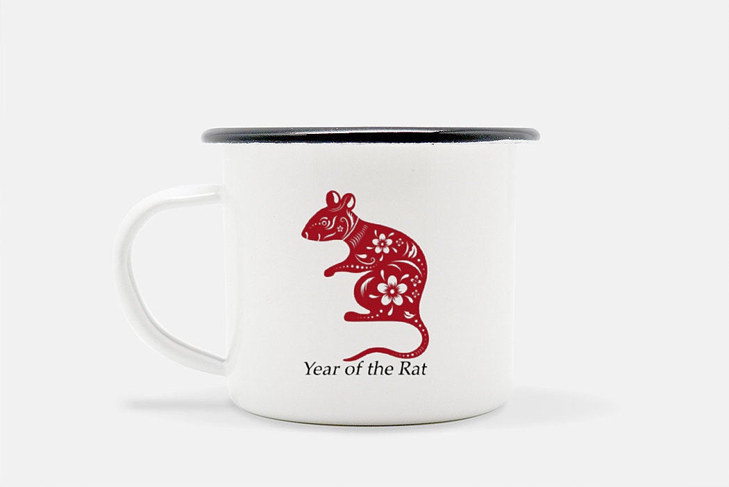Personalized Year of the Rat Chinese Zodiac Mug