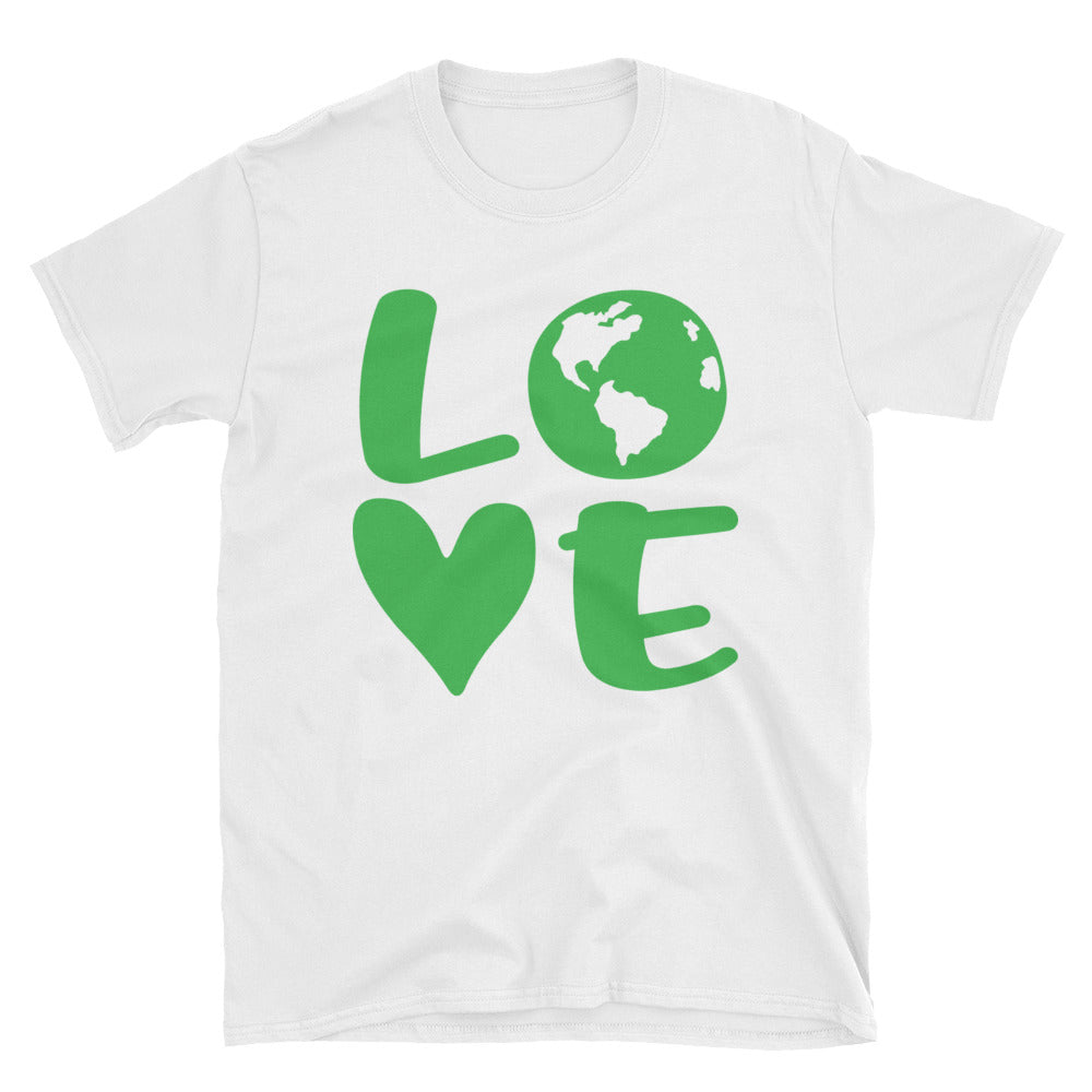 Earth Love T-Shirt in 100% Ringspun Cotton