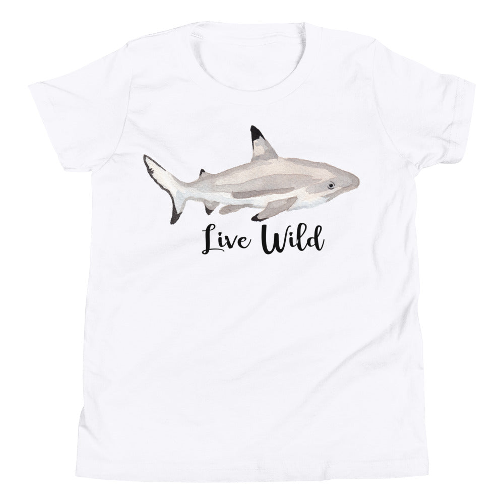 Live Wild: Shark Youth T-Shirt