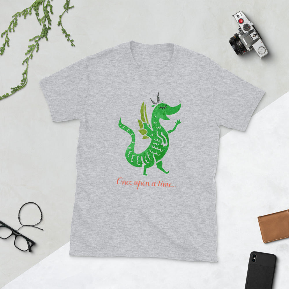 Green Dragon Storytime Unisex T-Shirt