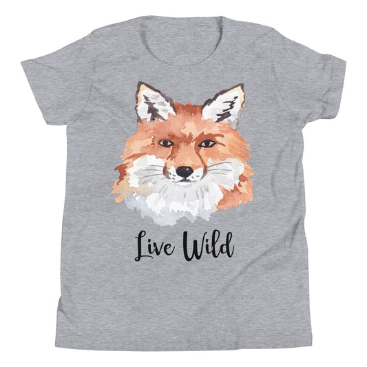 Live Wild: Fox Head Youth T-Shirt