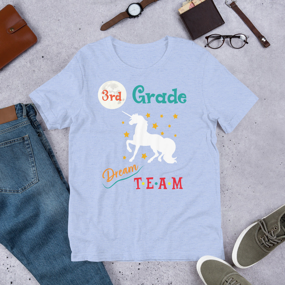 3rd Grade Unicorn Dream Team  Unisex T-Shirt