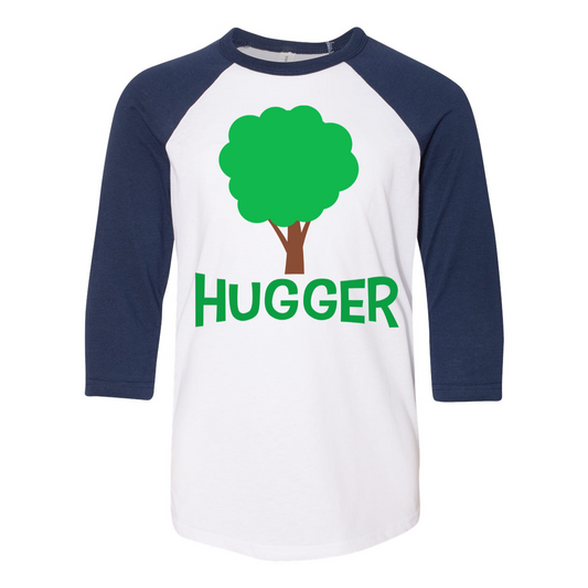 Tree Hugger Youth Sleeve Baseball Tee